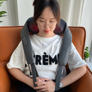 Zmind S003 custom logo portable neck massager roller heating and vibration massage shoulder leg lower back massage