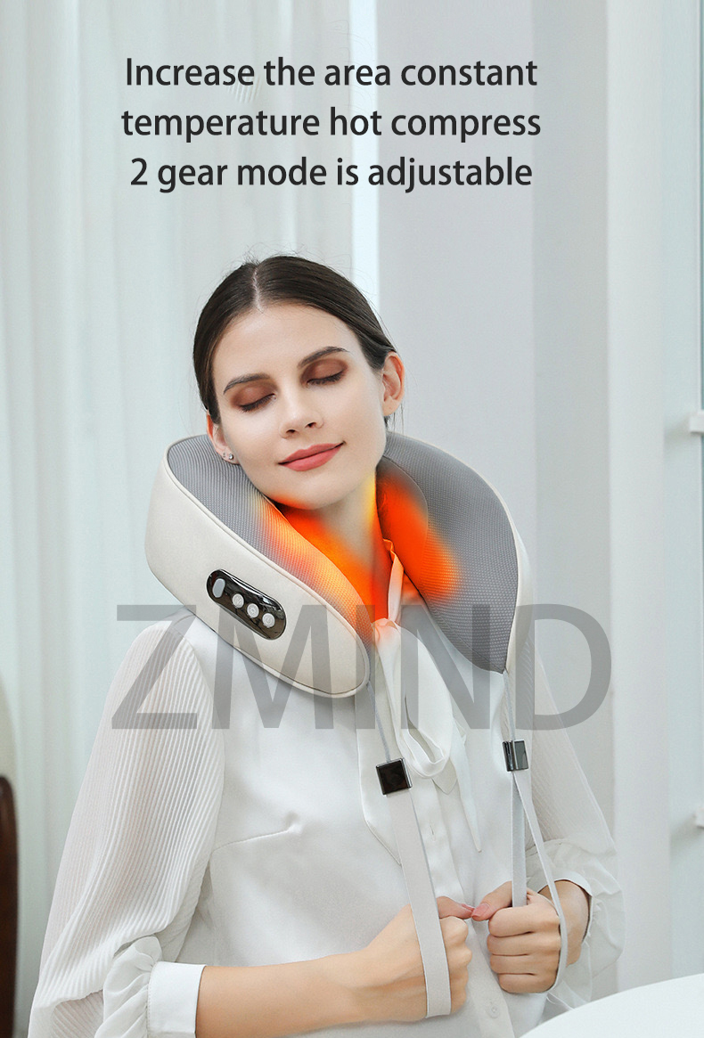 u-shaped massager pillow