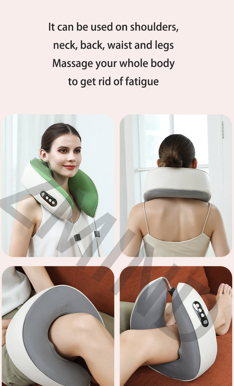 u-shaped massager pillow