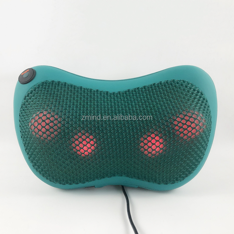 shiatsu pillow massager with heat