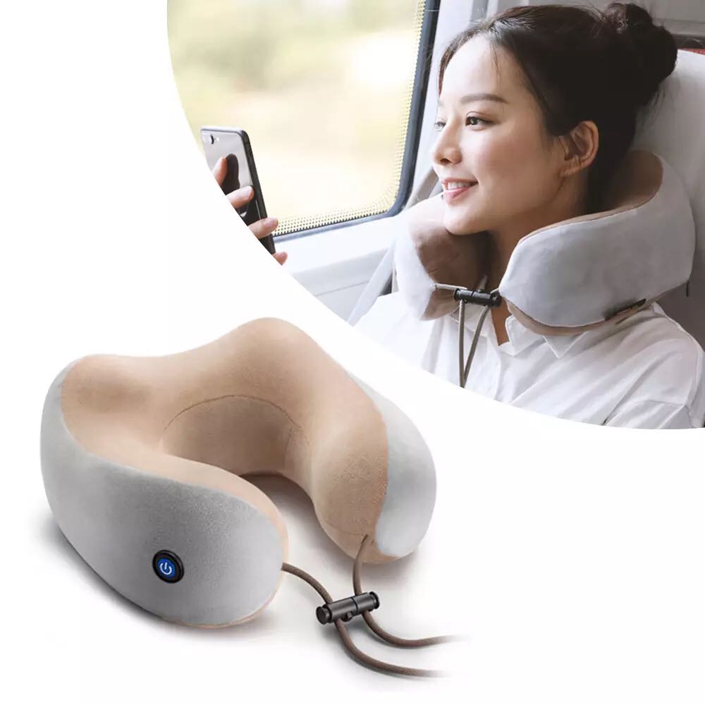 u shape neck massage pillow