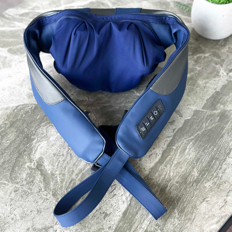 Zmind S011 6D Shiatsu Back and Neck Massage for Pain Relief Deep Tissue at Home Office Wireless Shoulder Massager with Heat