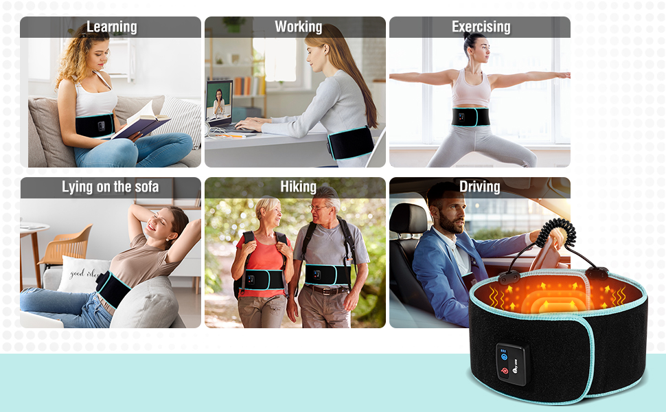 waist abdomen massager belt