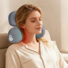 ZMIND P021 Ergonomic Design Massager Pillow Rechargeable Neck Massage Pillow Heated Pea-Shaped Neck Massage Pillow