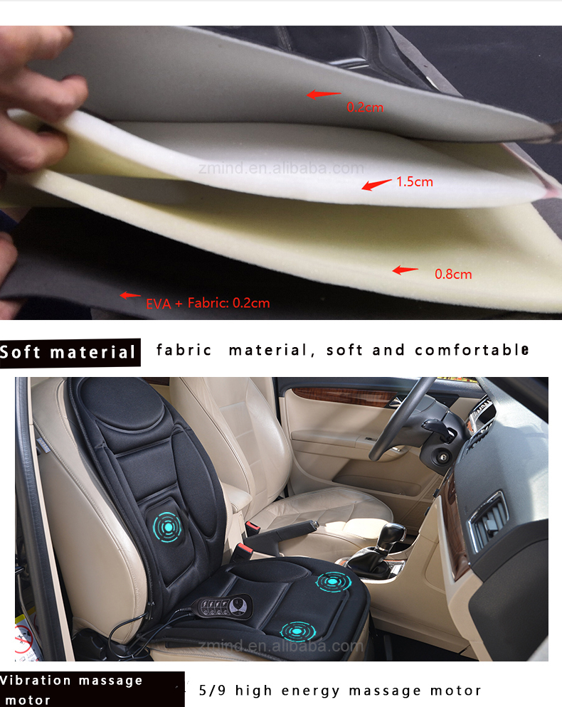 massage seat cushion with heating