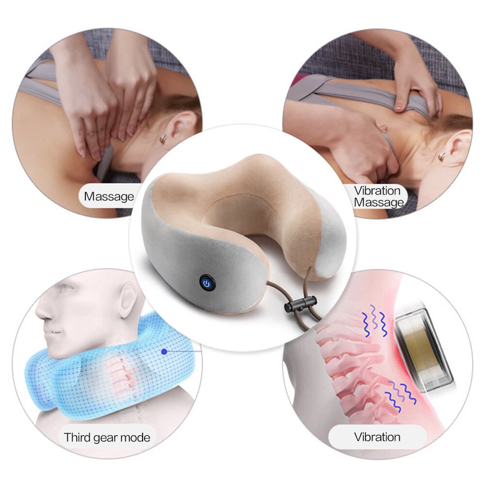 u-shaped pillow for music massage