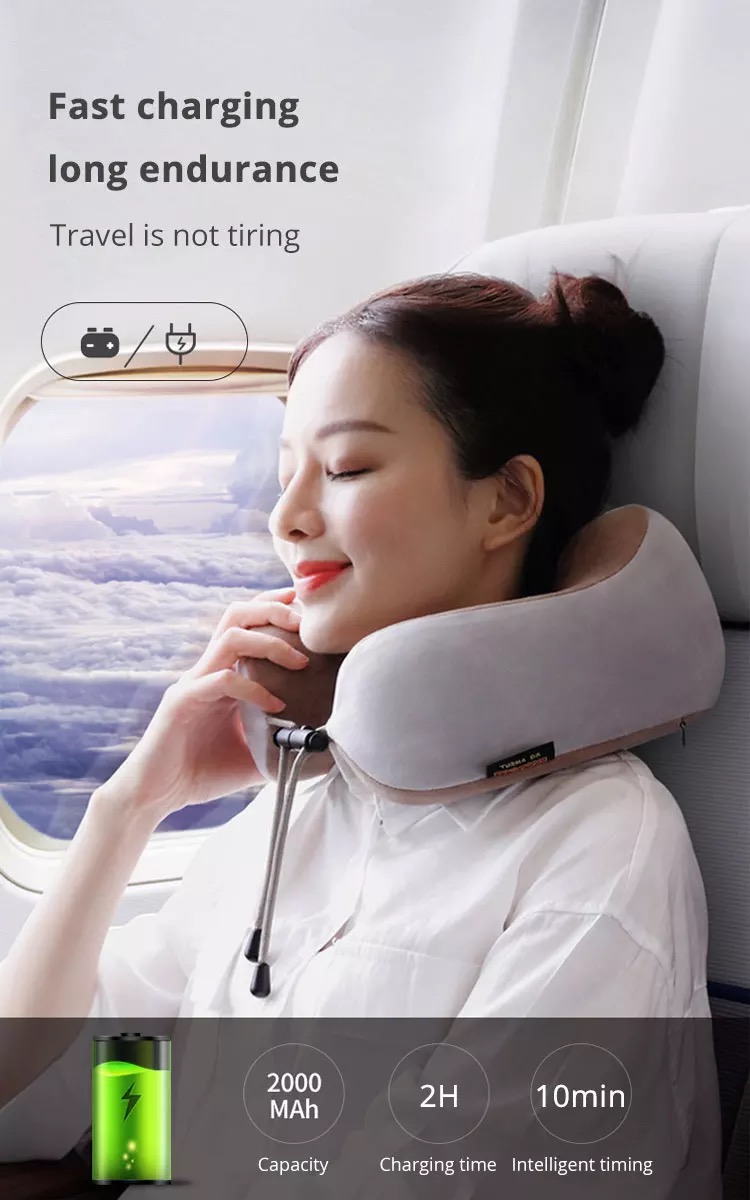 u shape neck massage pillow