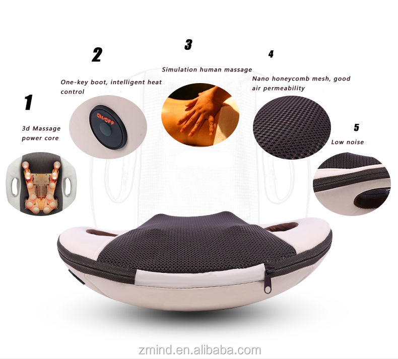brookstone lumbar massage pillow