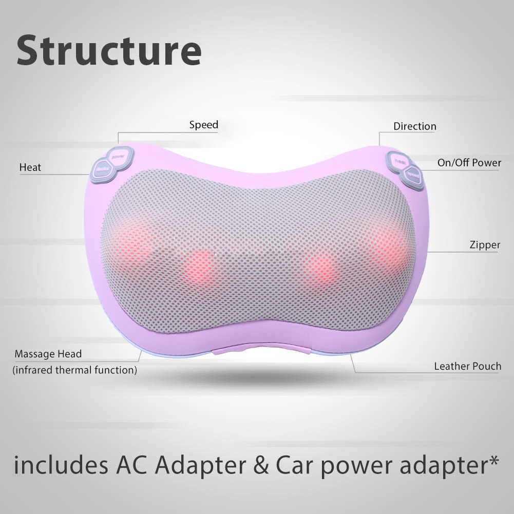 2 button massage pillow