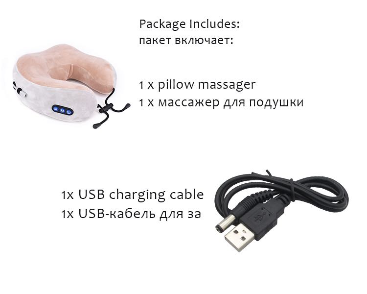 u shaped massage pillow