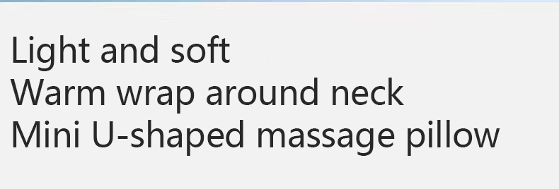 travel massager pillow