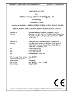 CE LCS200420148AE001-103048-Test Report