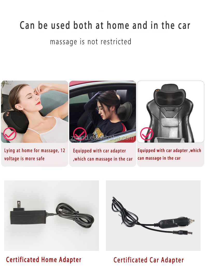 electric heat massage pillow