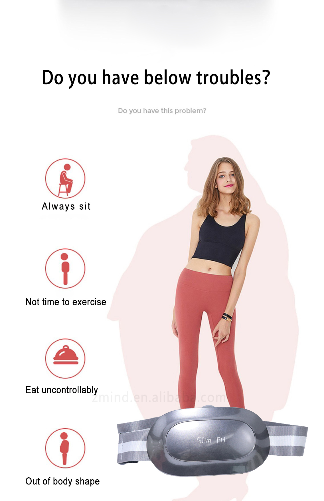 vibration massage belt machine