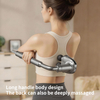 ZMIND H036 Full Body Deep Tissue Fascia Massage Gun, Removable Curved Handle Integrated Double-Ball Percussion Massager