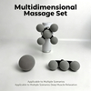 ZMIND H031 Multi Head Wide Coverage Massage Gun for Comfortable Whole Body Relaxation Massage Gun for Deep Muscle Comfort