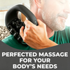ZMIND Y002 Mini Electric Handheld Yoga Roller Percussion Massager 3 Speed Vibration Deep Tissue Fascia Roller for Leg Arm Body Muscle Relaxation
